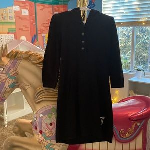 Juicy couture black hooded dress. Sz. 7